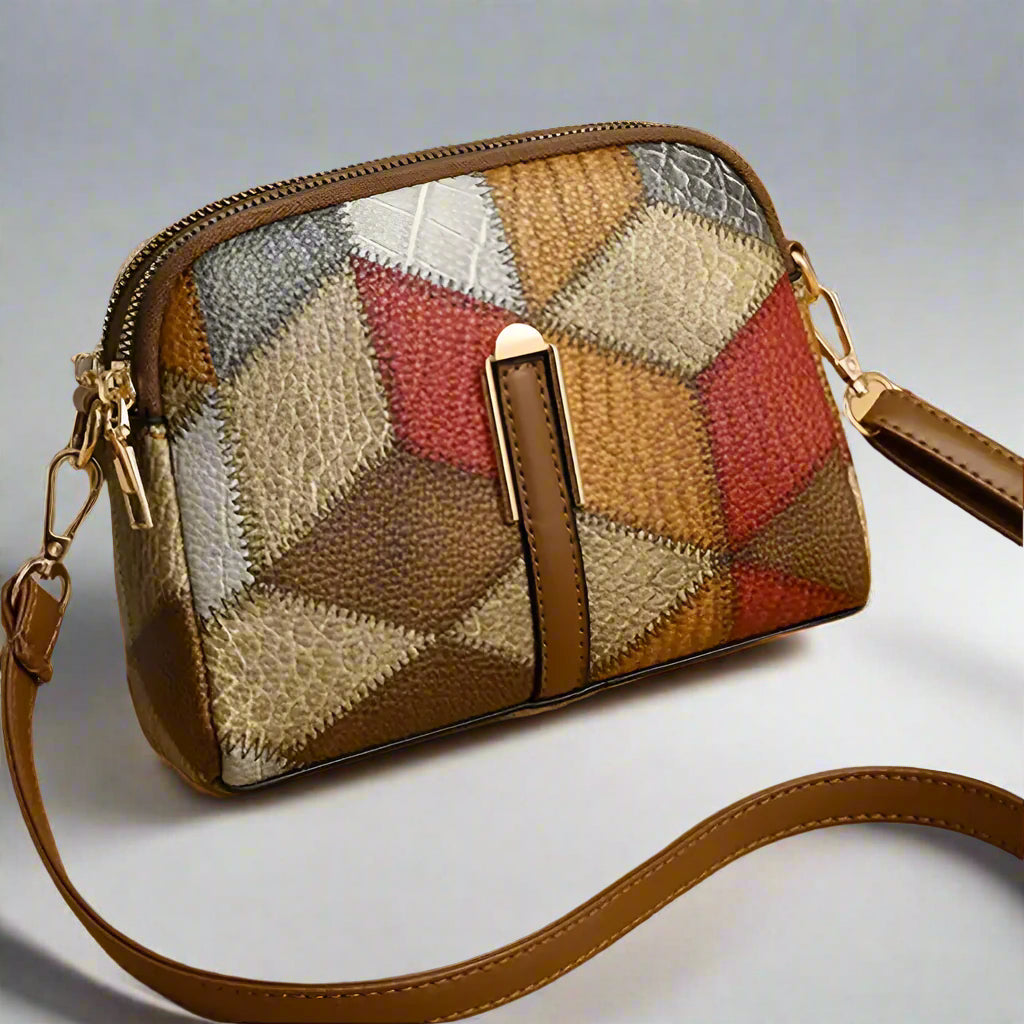Isabella Patchwork Mini Crossbody