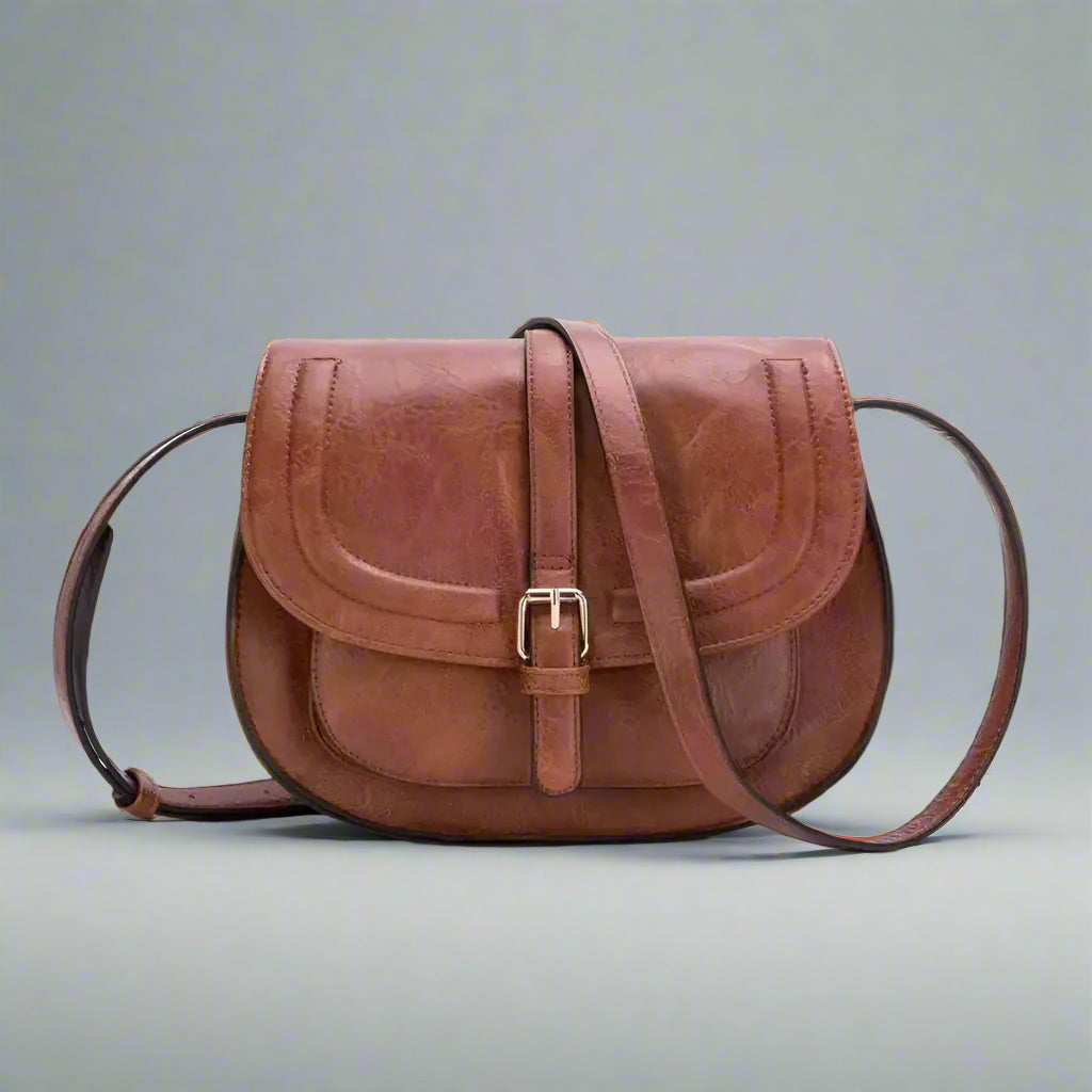 Mia Classic Saddle Crossbody