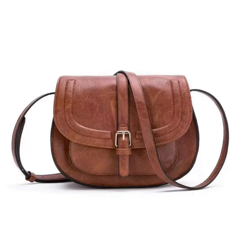 Mia Classic Saddle Crossbody