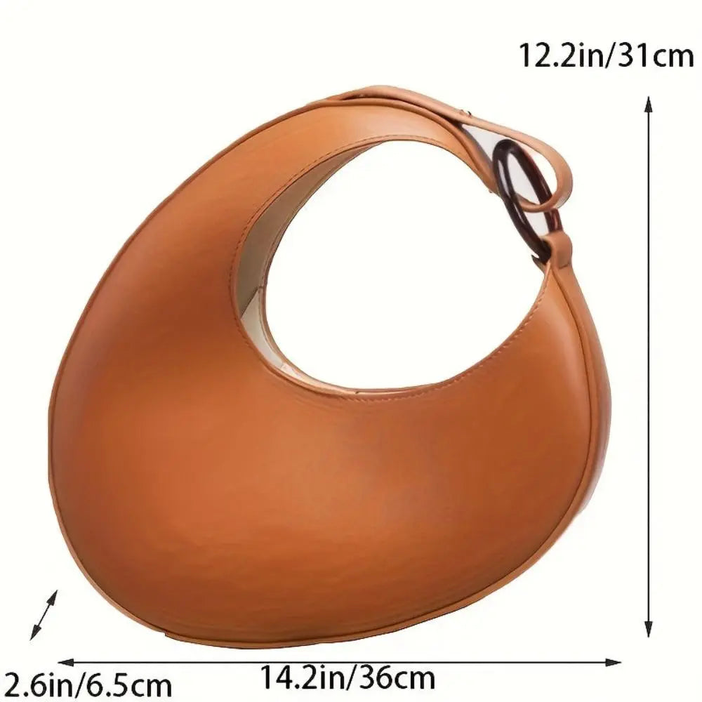 Zafira Modern Minimalist Hobo Bag